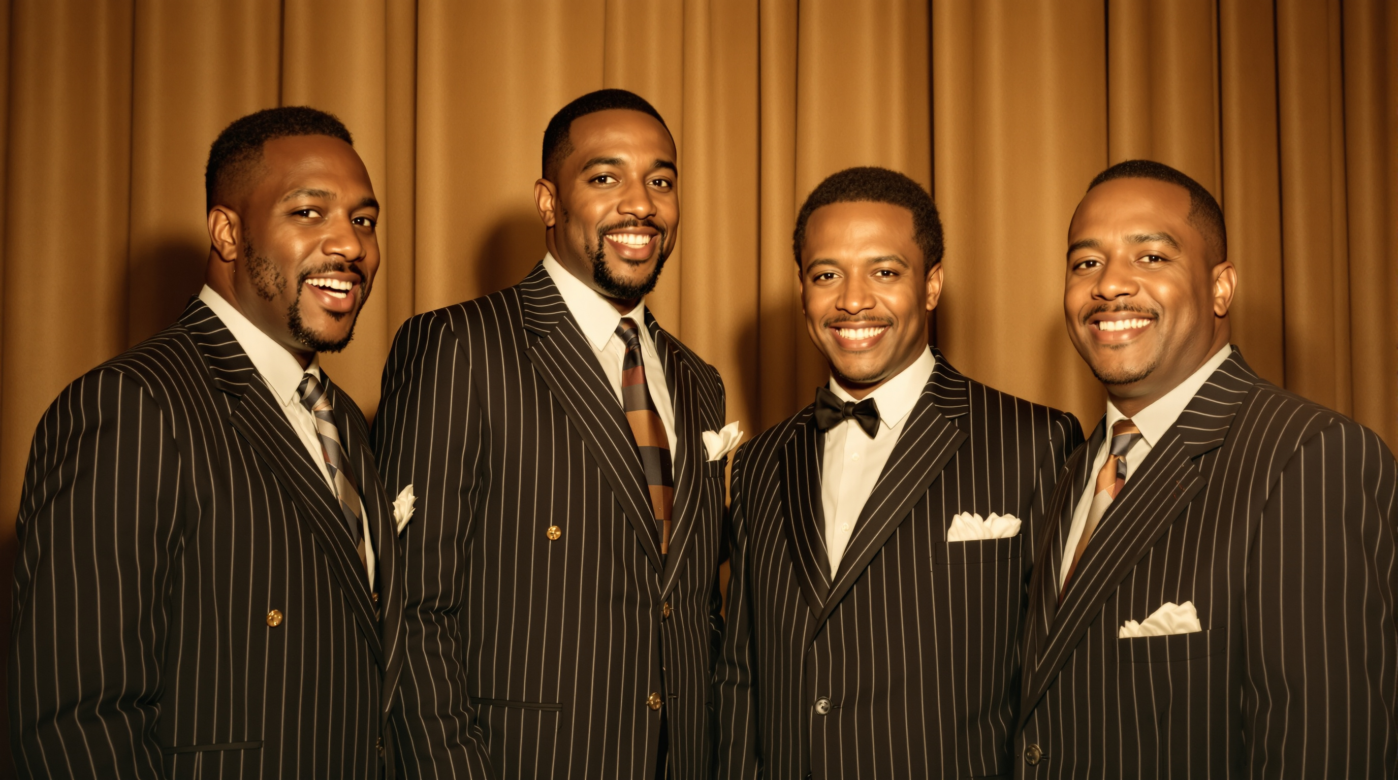 Traditional Southern gospel quartet performance